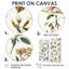 Botanique esquissé - art mural bohème et éclectique beige, 2 pièces-2002745123-2002745128-2002745126