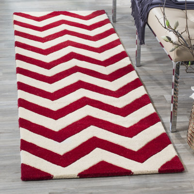 Teresita Chatham Hand Tufted Wool Chevron Rug