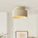 Adalgira 1-Light 27cm Minimalist Resin Retro Flush Mount Ceiling Light