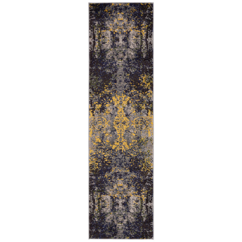 Mckee Performance Abstract Rug, Runner 2'2" x 8'