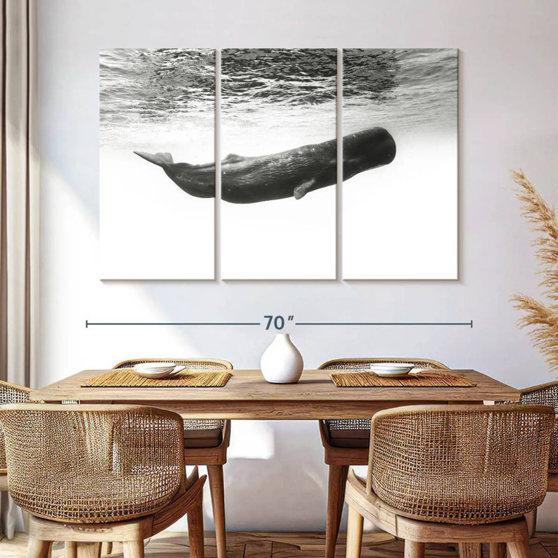 Sperm Whale I, 42" H x 65" W