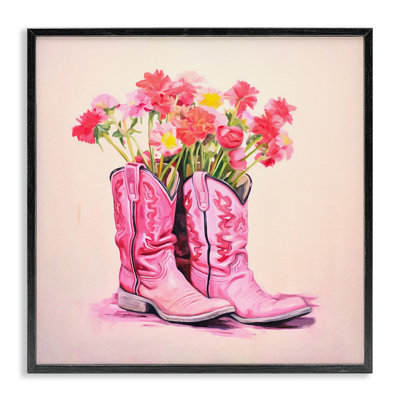 «Pink Blossom», art de la giclée encadrée par Andrea Haase