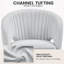 Swivel Office Task Chair with Adjustable Height and Padded Cushion-1653741577