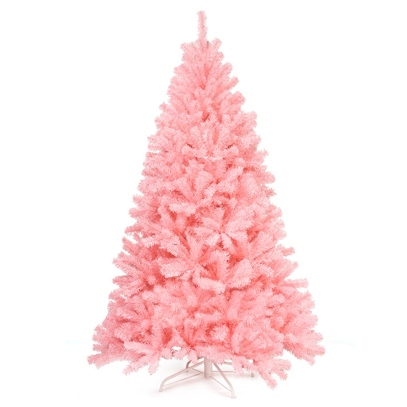 Sapin de Noël artificiel rose 6 pi