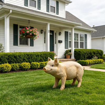 Cute Pig Garden Statue