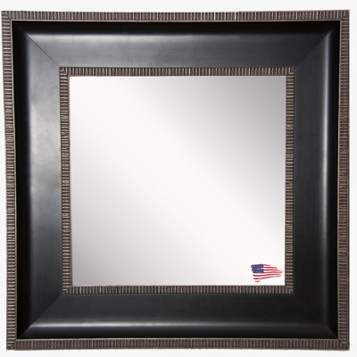 Arazeli Solid Wood Flat Wall Mirror