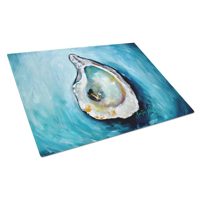 J Mac Oyster Glass Cutting Board