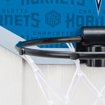 Franklin Sports NBA Charlotte Hornets Mini Over the Door Basketball Hoop
