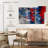 Avery Red Blue And Gray Abstract-108152580