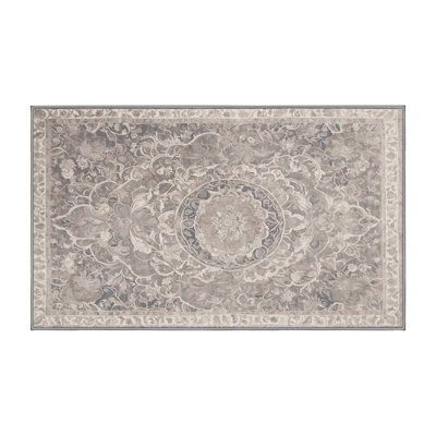 Silky Soft Plush Gray Area Rug