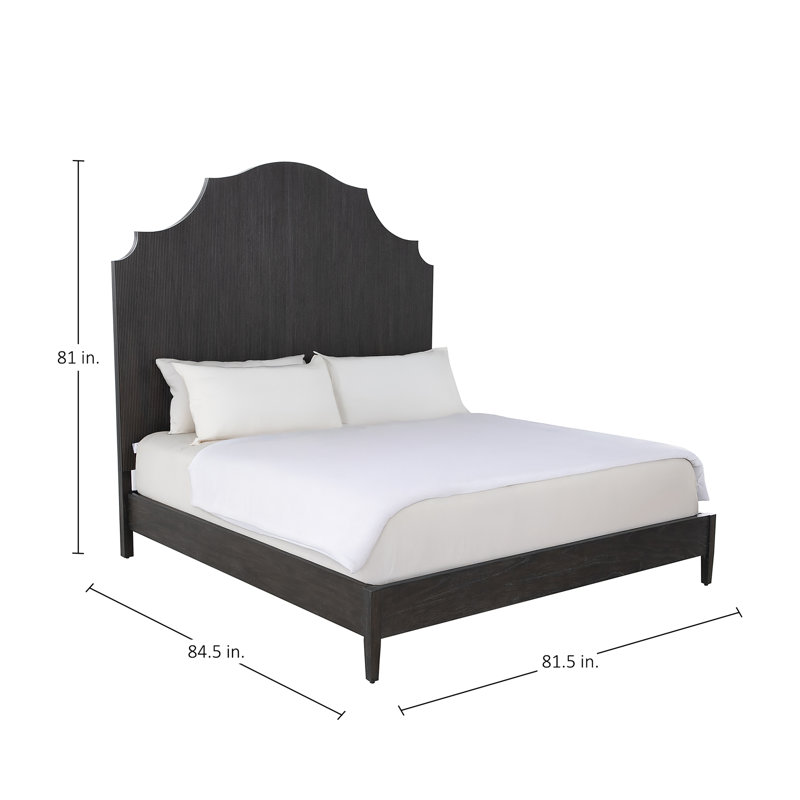 Princeton Bed, Cerused Forest Black, King