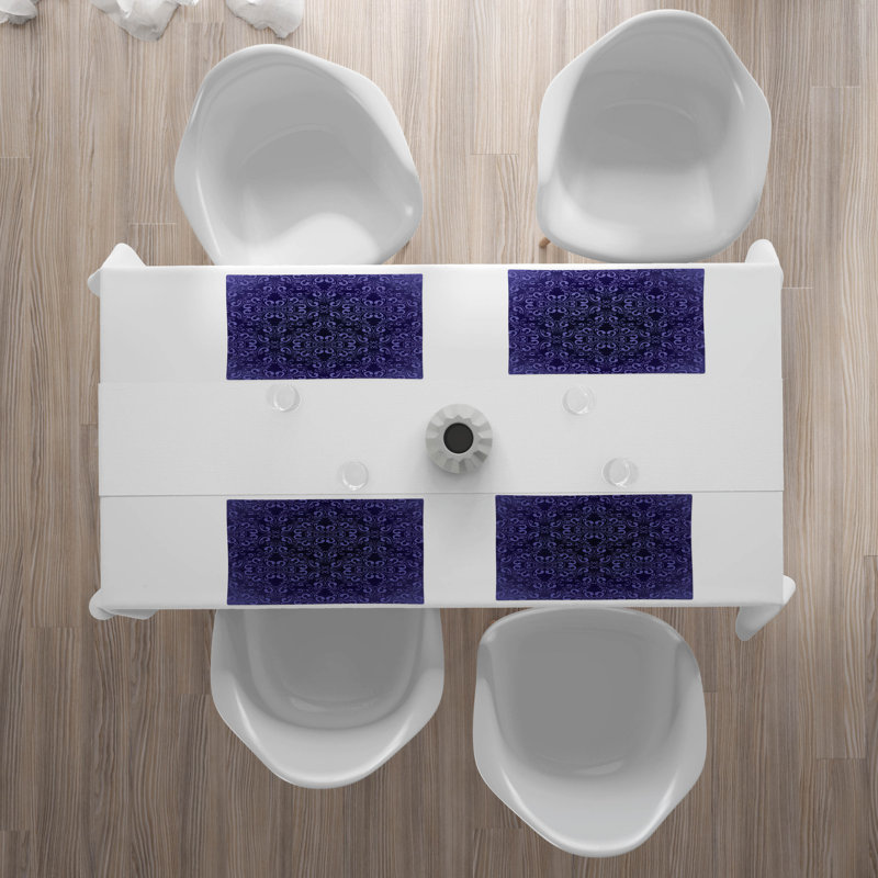 Polyester Floral Rectangle Placemat