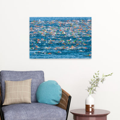 People Competing In The World Championship Kailua Kona Hawaii Usa Contemporary Art