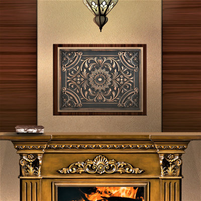 Harmony 24'' x 18'' Hand Painted Metal Decorative Accent Tile
