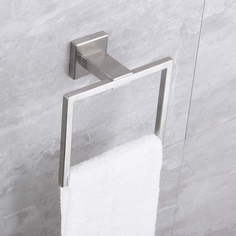 Ensemble de quincaillerie de salle de bain 2 pièces, Acier inoxydable brossé