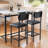 Eyoas 2 - Person Four Leg Dining Set-538959556