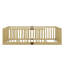 Lit sur pied Montessori avec garde-corps et lattes en bois-2034107693