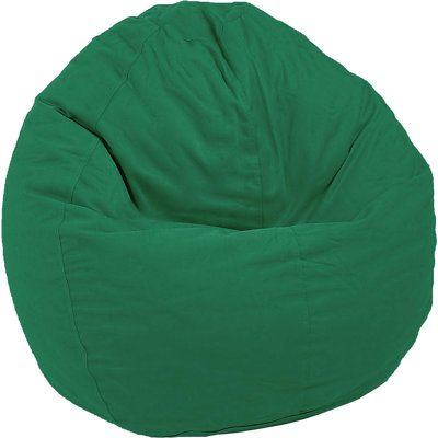 Fauteuil à billes confortable en coton | Rempli de billes de polystyrène et de mousse CertiPUR | Parfait pour les adultes, les adolescents et les enfants