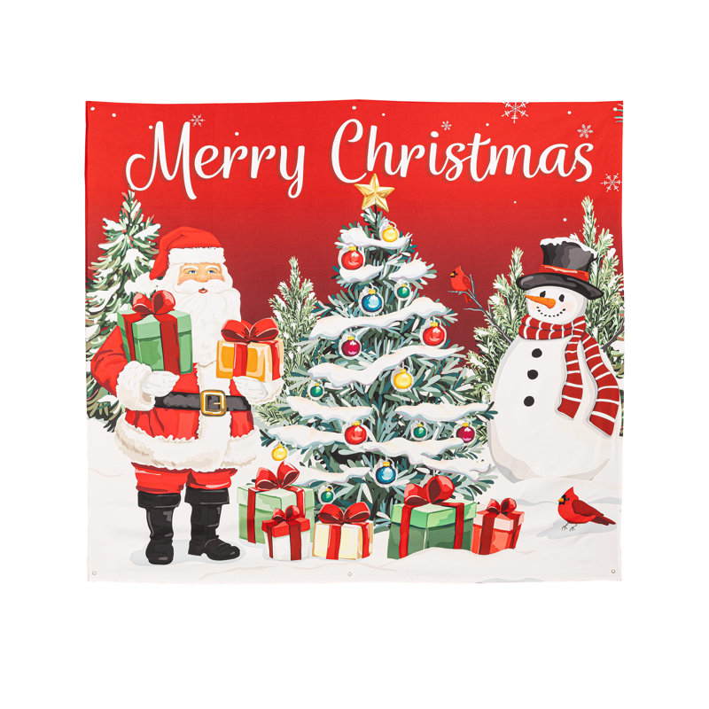 Housse de porte de garage simple Merry Christmas
