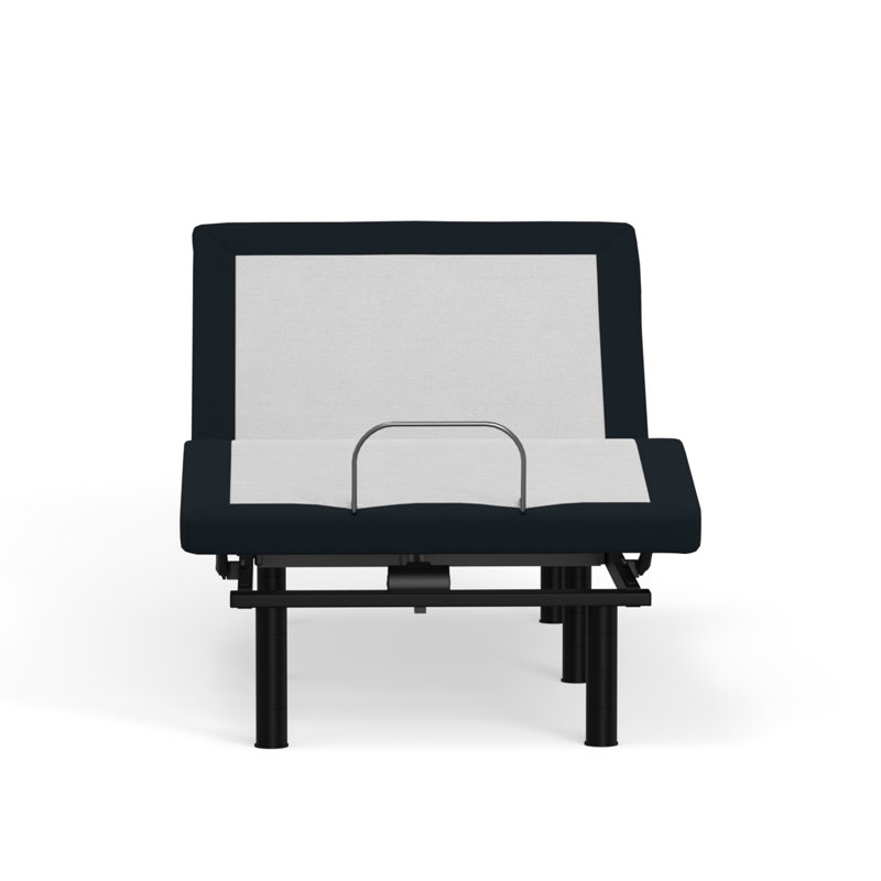 Grey Metal Adjustable Bed With Zero - Head/Foot Articulate Smoothly, Memory Buttons, Wireless Control Freely,, Twin XL