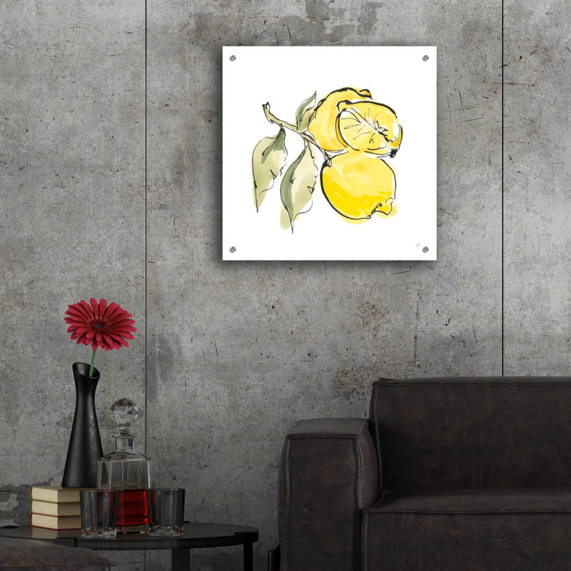 «Lemon Still Life II» par Chris Paschke, H 24 po x l 24 po x P 0,2 po