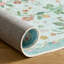 Tapis à motif floral Boho