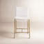 Uttermost Ascend White Counter Stool