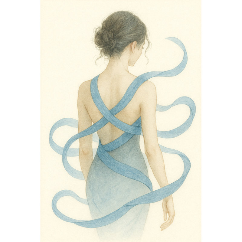 Art mural sur toile Elegance in Motion, H 36 po x l 24 po