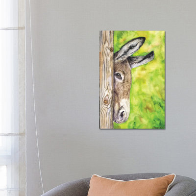 Donkey In Nature by George Dyachenko - Wrapped Canvas Gallery-Wrapped Canvas Giclée