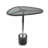 Moderna Marble And Glass End Table