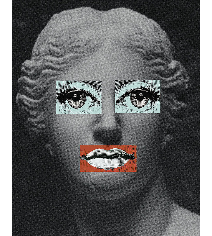 "Venus II" par Jeffrey Goodman - Photographie encadrée, Image au gel brossé
