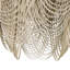 Extra Large Leather Fringe Flushmount Chandelier