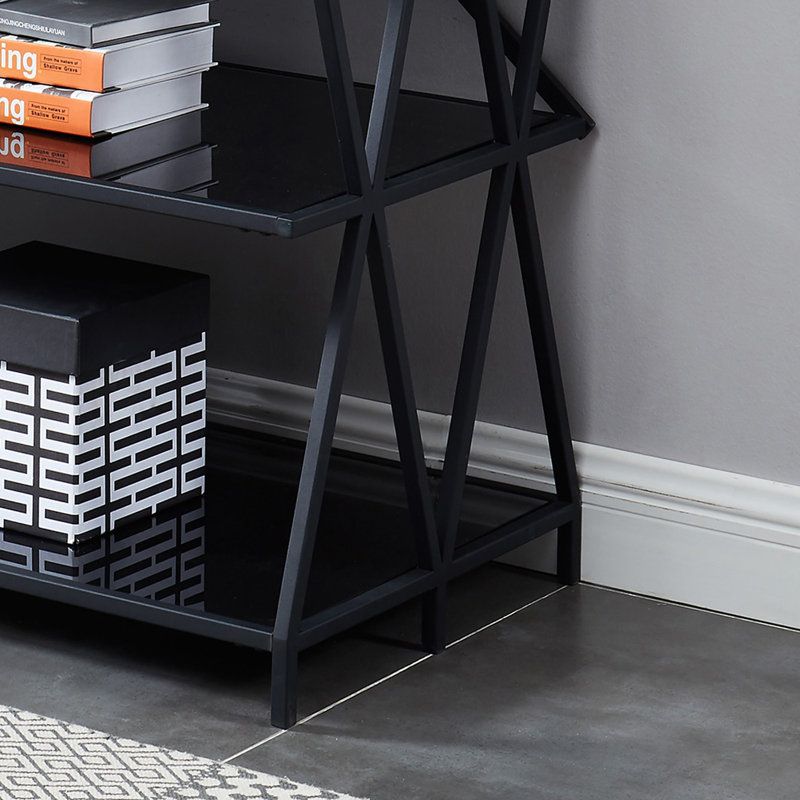 Vizcarrondo 57.63"H Metal Etagere Bookcase