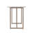 Leddy Tempered Glass Writing Desk