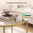 Doynton Glass End Table-890480722