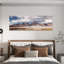 «Dramatic Desert Mountains», art dramatique serein et paisible paysage de montagne-1097544016
