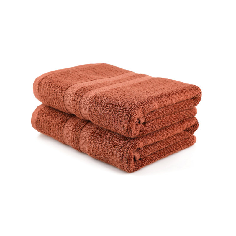 Luxurious Bath Towel Set (2 Pieces), Dark Brown, 29.5 x 59.1 inches | 60% Bamboo, 40% Cotton, 19.4 oz/sq yd | Machine Washable at 104°F | Soft, Absorbent, and Eco-Friendly for a Spa-Like Experience at Home