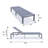Marlin Modern Aluminum Outdoor Reclining Chaise Lounge - Weather-Resistant Sling Patio Chair for Poolside & Sunbathing-1144162227-1144162237