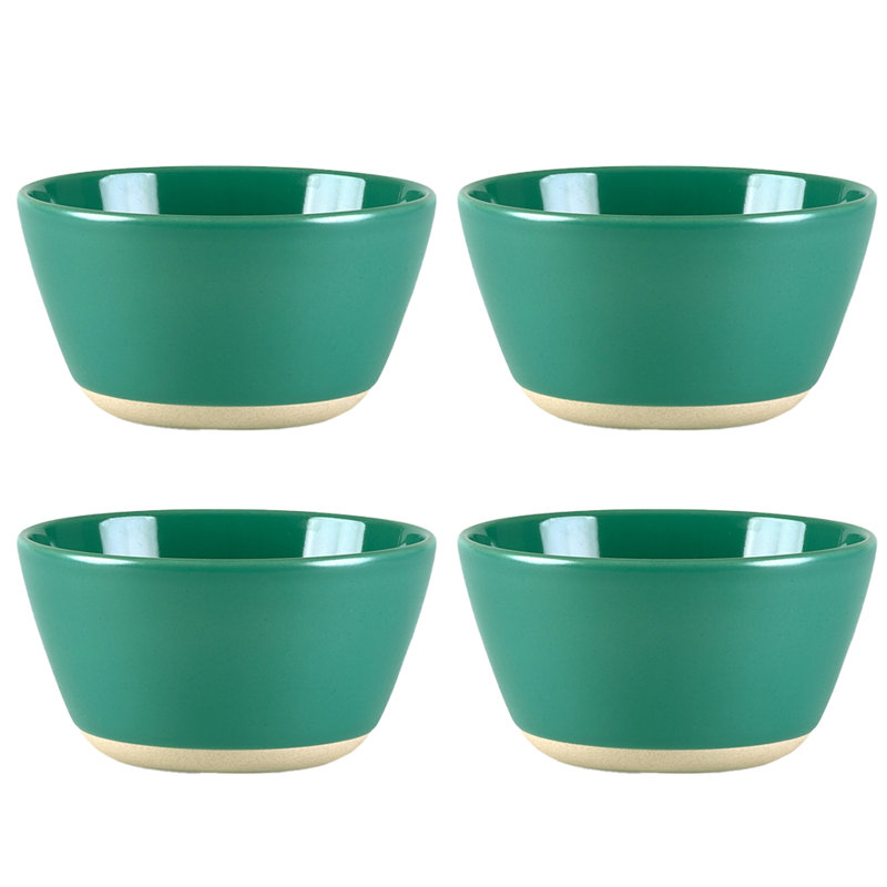 Sur La Table Colour Me Happy Set Of 4 Cereal Bowl 13.5cm, Green