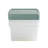Wham Clip 9L Square Plastic Storage Boxes with Secure Clip Lock Lids. L:29 x W:29 x H:15.5cm Clear/Stone/Slate Grey-138530629
