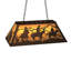 33" Long Rustlers Oblong Pendant