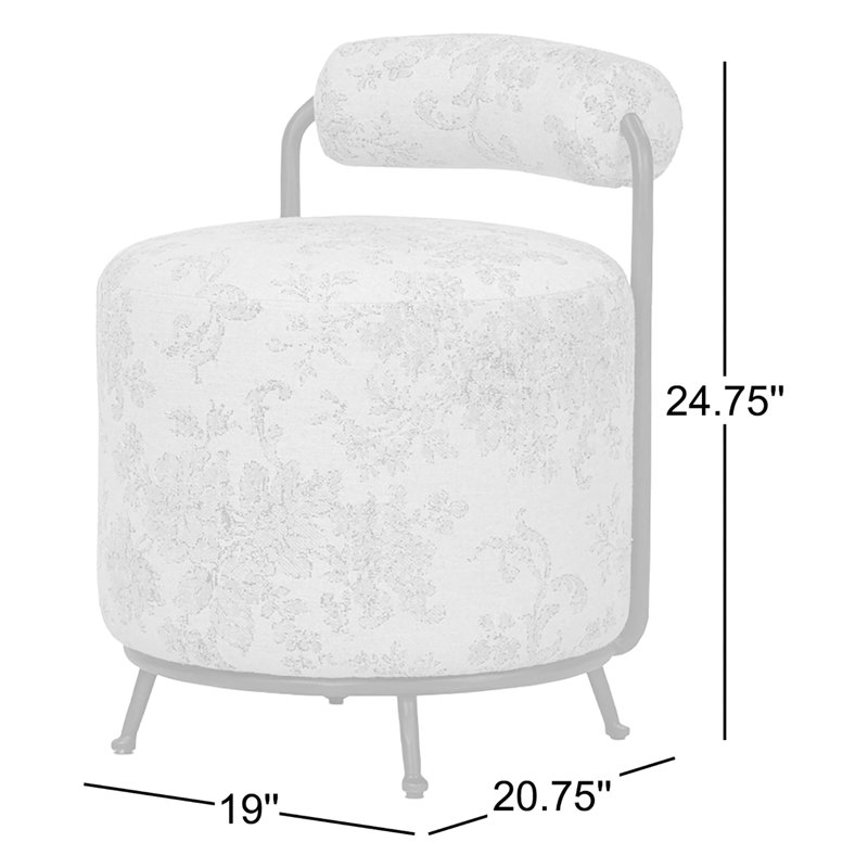 Gwendolyn Upholstered Accent Stool
