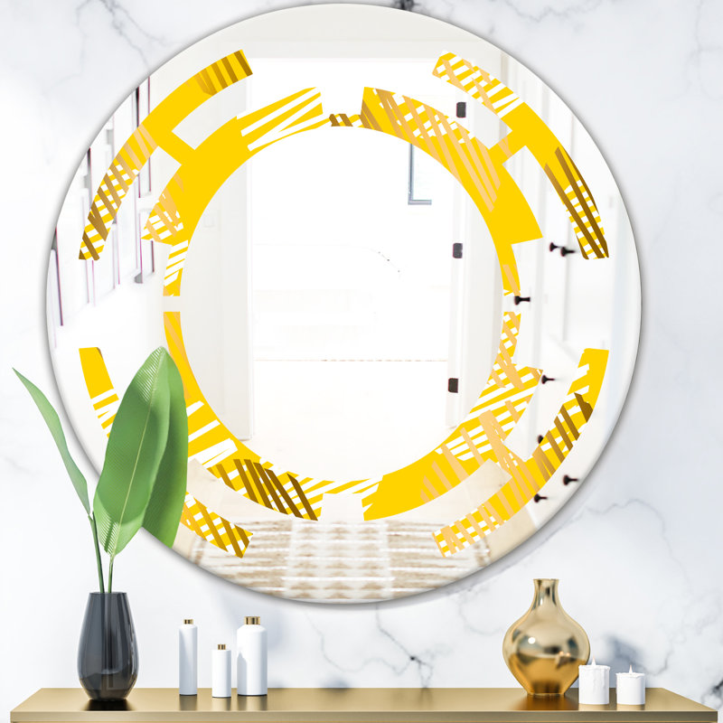Miroir mural Space Geometric IV, H 23,6 po x l 23,6 po