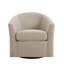 Fauteuil demi-tonneau pivotant rembourré Aunna-1858422839