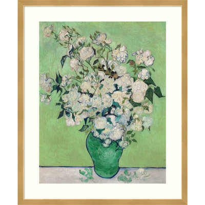 Roses, 1890 (Green Vase) Painting