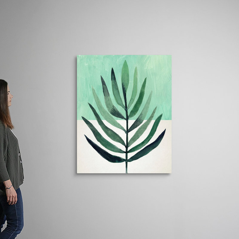 Art mural sur toile Verging Palm III, Toile tendue, H 45 po x l 36 po