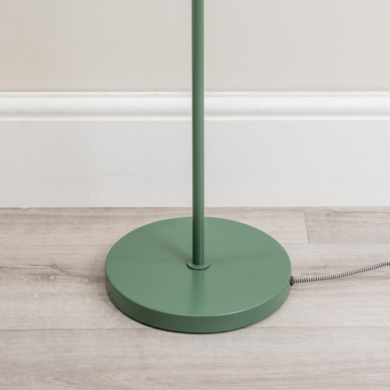 Riekele 158cm Traditional Floor Lamp, Forest Green, Yes