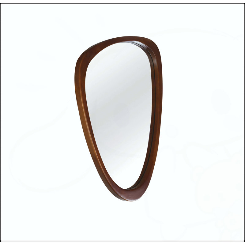 Miroir décoratif 20 "x 30", Brun jaune, 30 po x 20 po