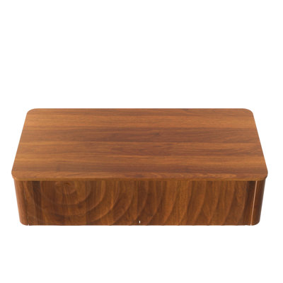 47'' Rectangle Coffee Table With Storage Mid Century Farmhouse Square Spiral Grain Coffee Tables Walnut For Living Room Coffee Table With 2 Drawers (B