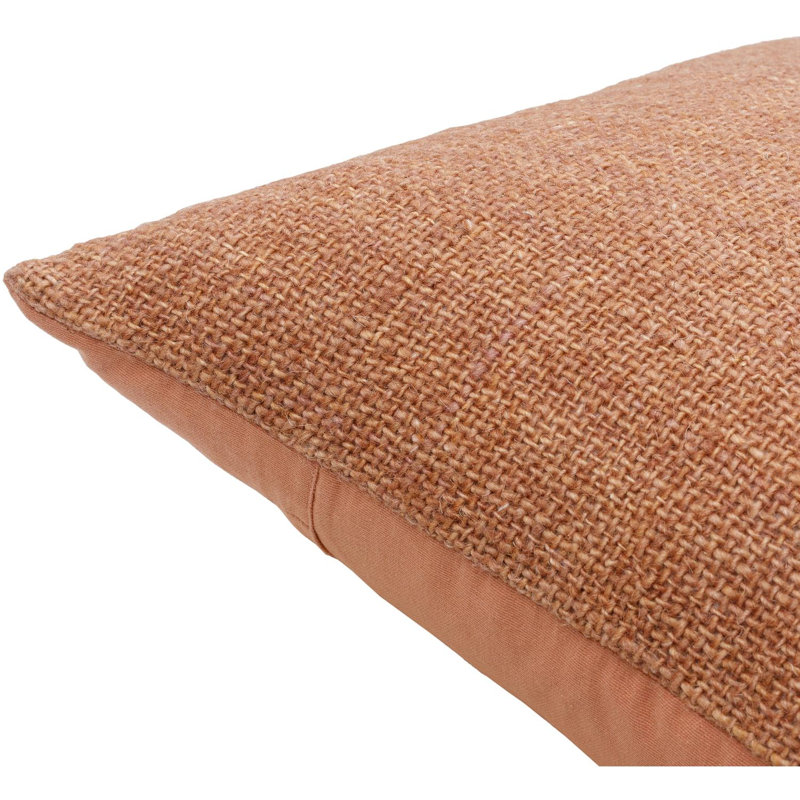 Coussin décoratif réversible Gammie, H 20 po x l 20 po, Brun, Duvet